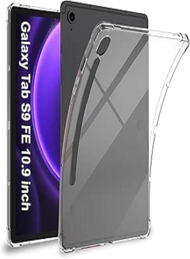 TGK Transparent Back Cover for Samsung Galaxy Tab S9 FE 10.9 inch Case